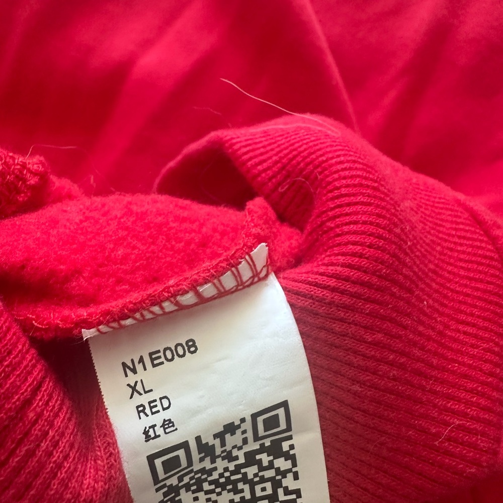 Red Amazon Mockneck Sweatshirt - Picture 2 of 2
